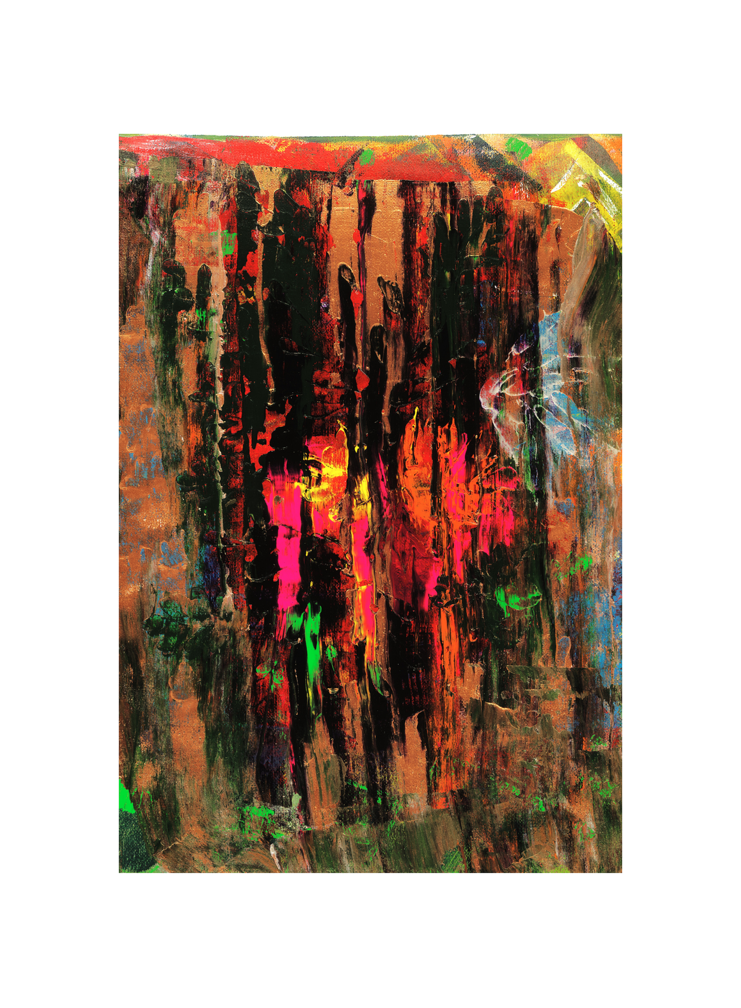 Abstract Symphony - Vivid Nature Original Painting