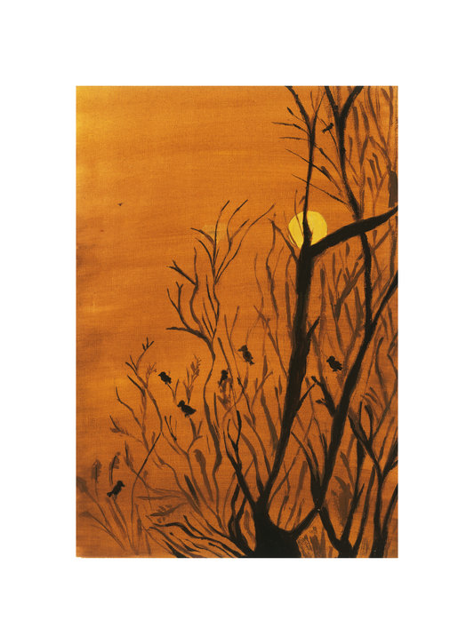 Serenity of Dusk - Original Painting Wall Art